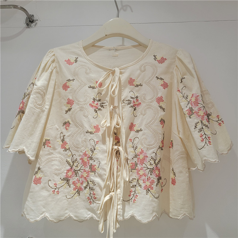 Sewing V - Clothland blusa feminina de verão com