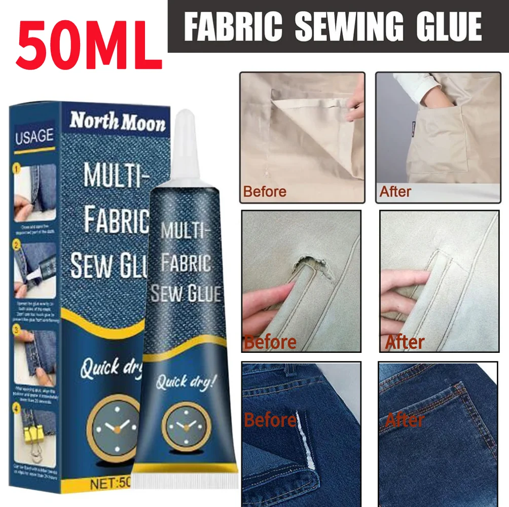 Sewing Technology - Quick Dry Fabric Patching Glue, Reparação