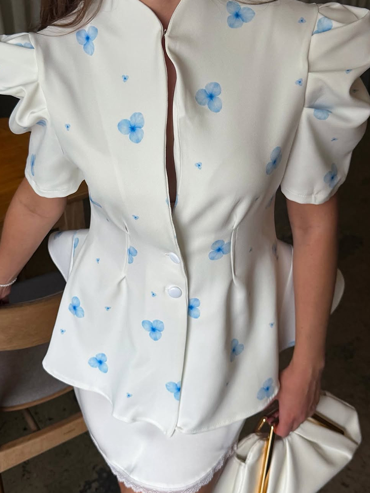 Sewing V - Blusa Feminina Elegante de Cetim com