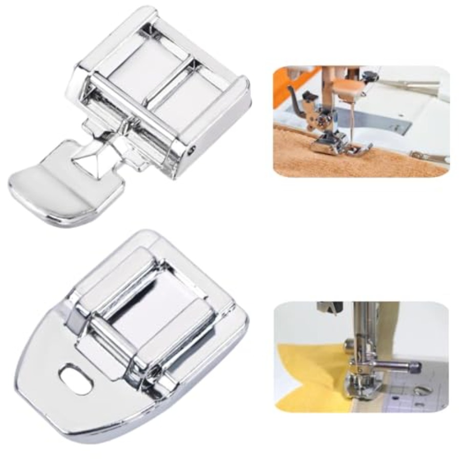 Zipper Foot Presser - Kit de Calcadores para Zíper Inclui