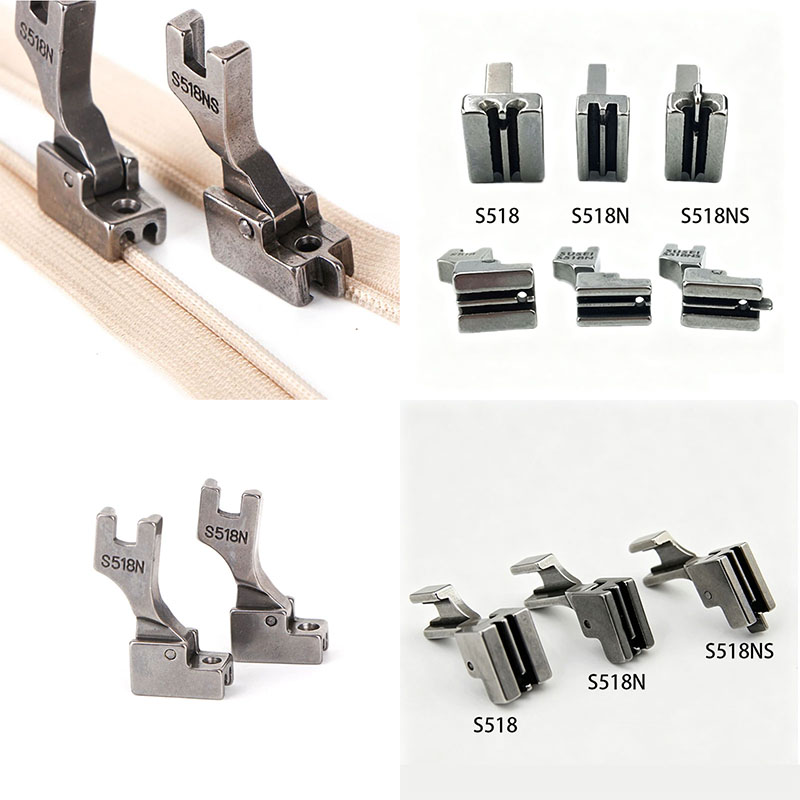 Zipper Foot Presser - Pé de Máquina de Costura Industrial