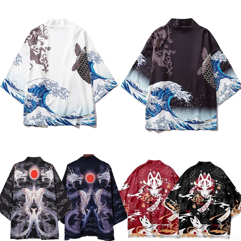 Estilo chinês harajuku haori i - Sewing V avaliação e preço