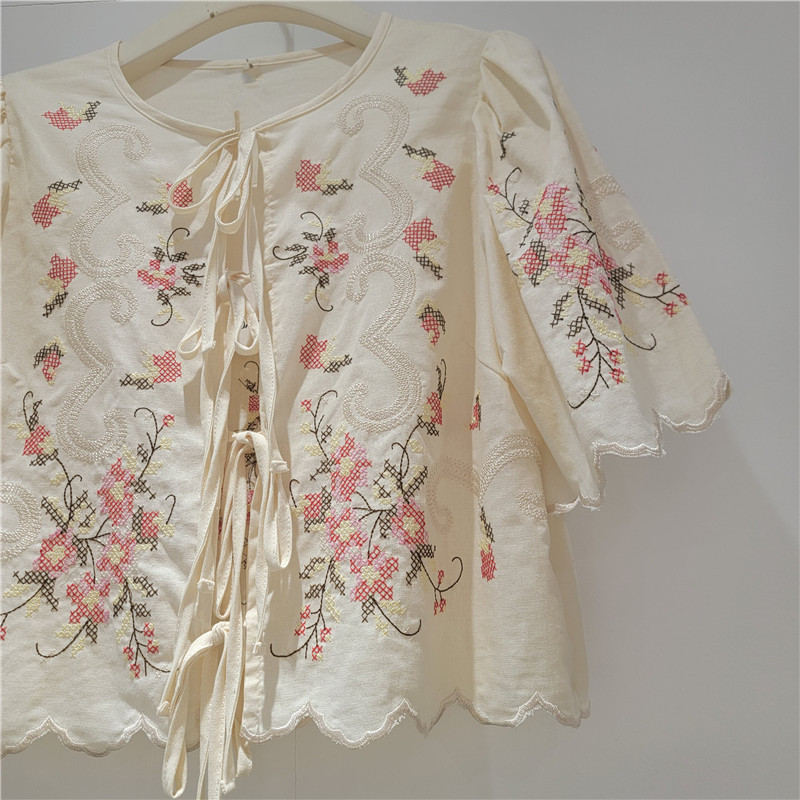 Clothland blusa feminina de ve - Sewing V avaliação e preço