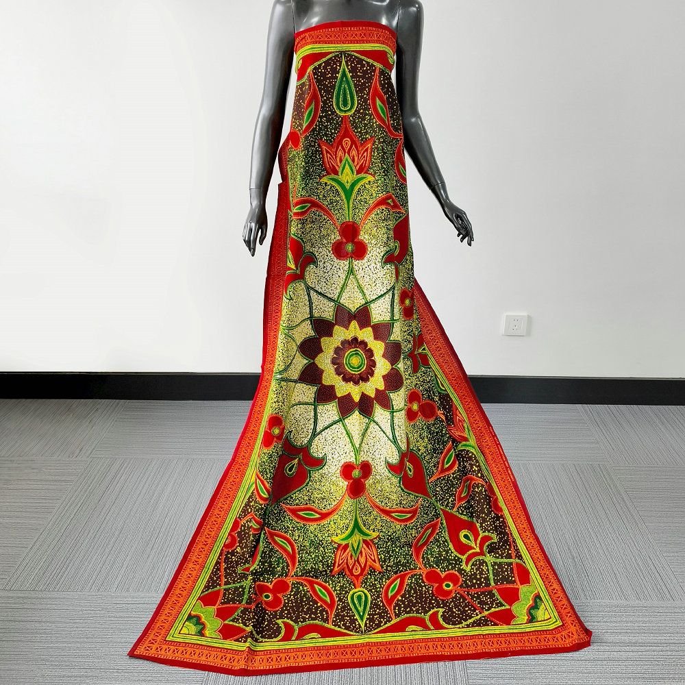 Novo tecido estampado Super Ja - Sewing Indonesia avaliação e preço