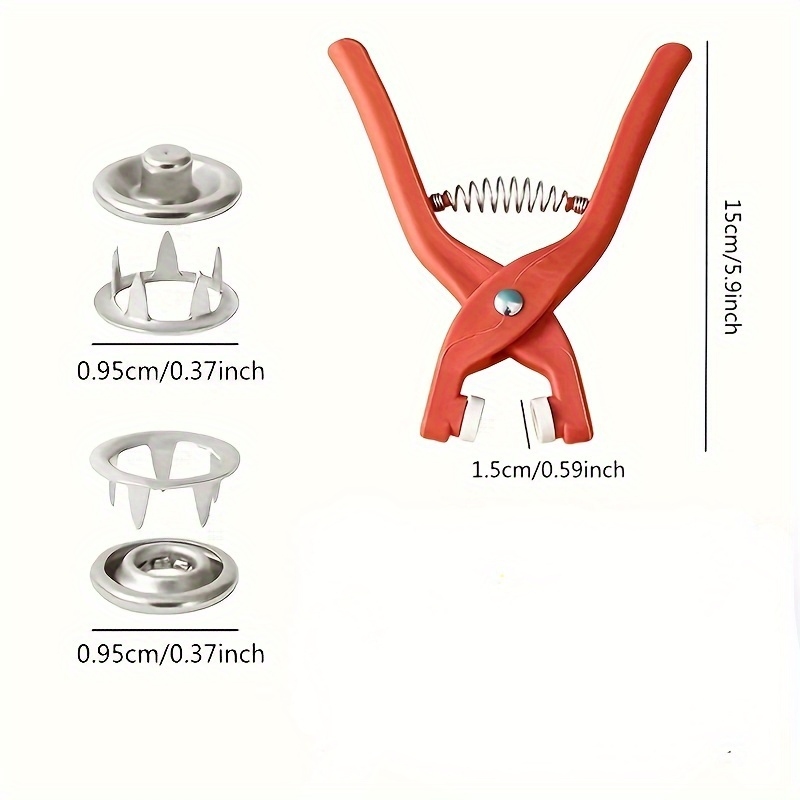 Conjunto de 50 alicates manuai - Snap Button Plier avaliação e preço