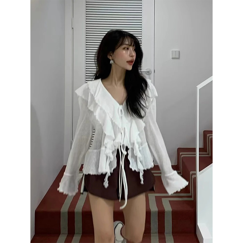 Mexzt camisas brancas cortadas - Sewing V avaliação e preço
