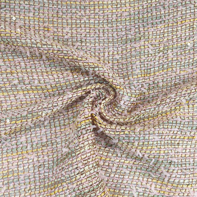 Tecido Tweed Leve Vazado com F - Sewing Tweed avaliação e preço