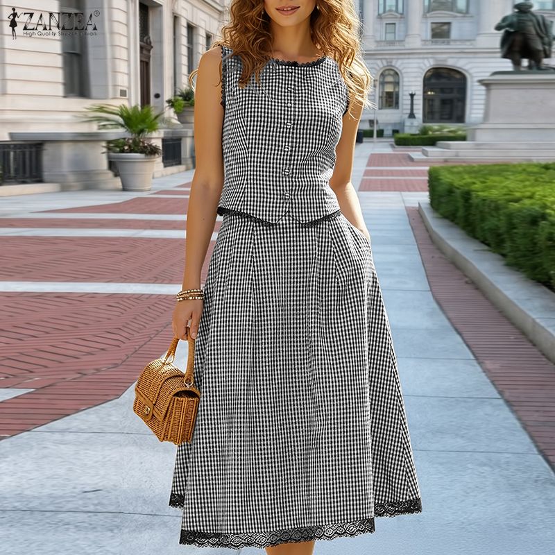 Conjuntos Elegantes Femininos  - Sewing Vest avaliação e preço