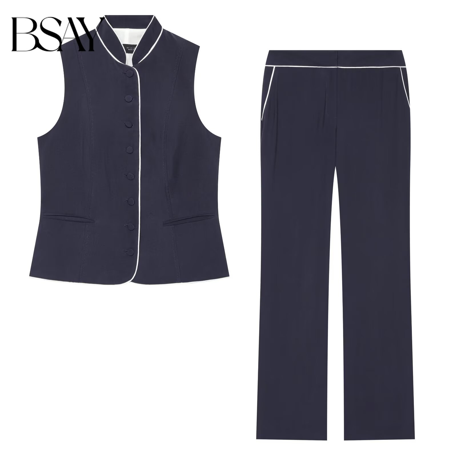 Conjunto Feminino BSAY: Colete - Sewing Vest avaliação e preço