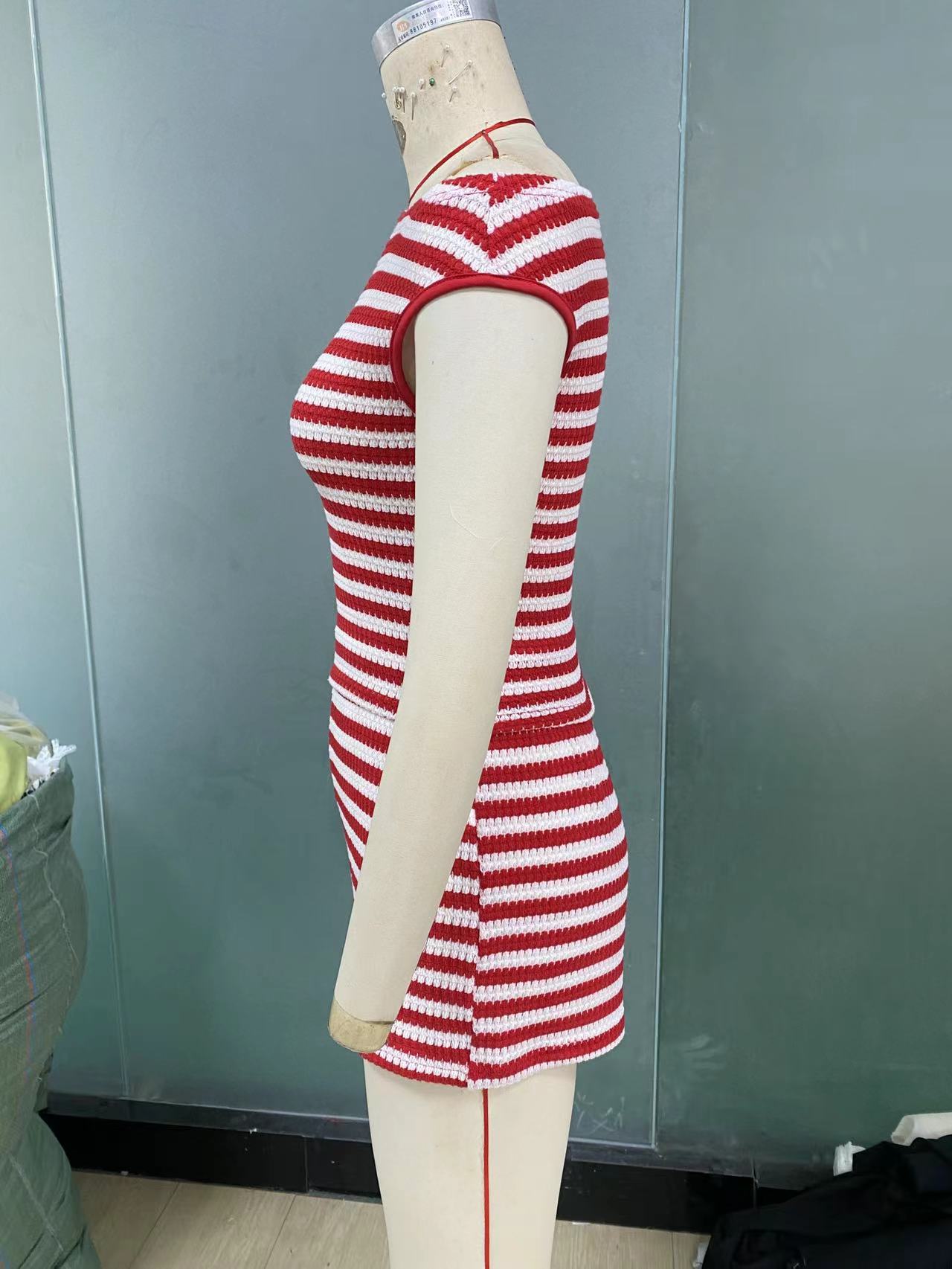 Verão feminino curto conjunto  - Sewing Vest avaliação e preço