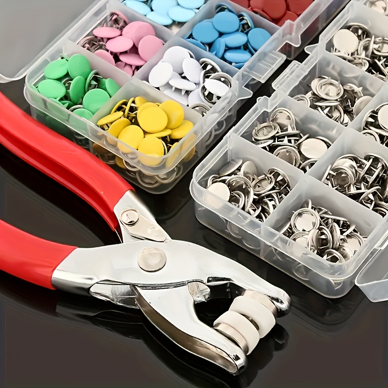 Kit de 101 Botões de Pressão M - Snap Button Plier avaliação e preço