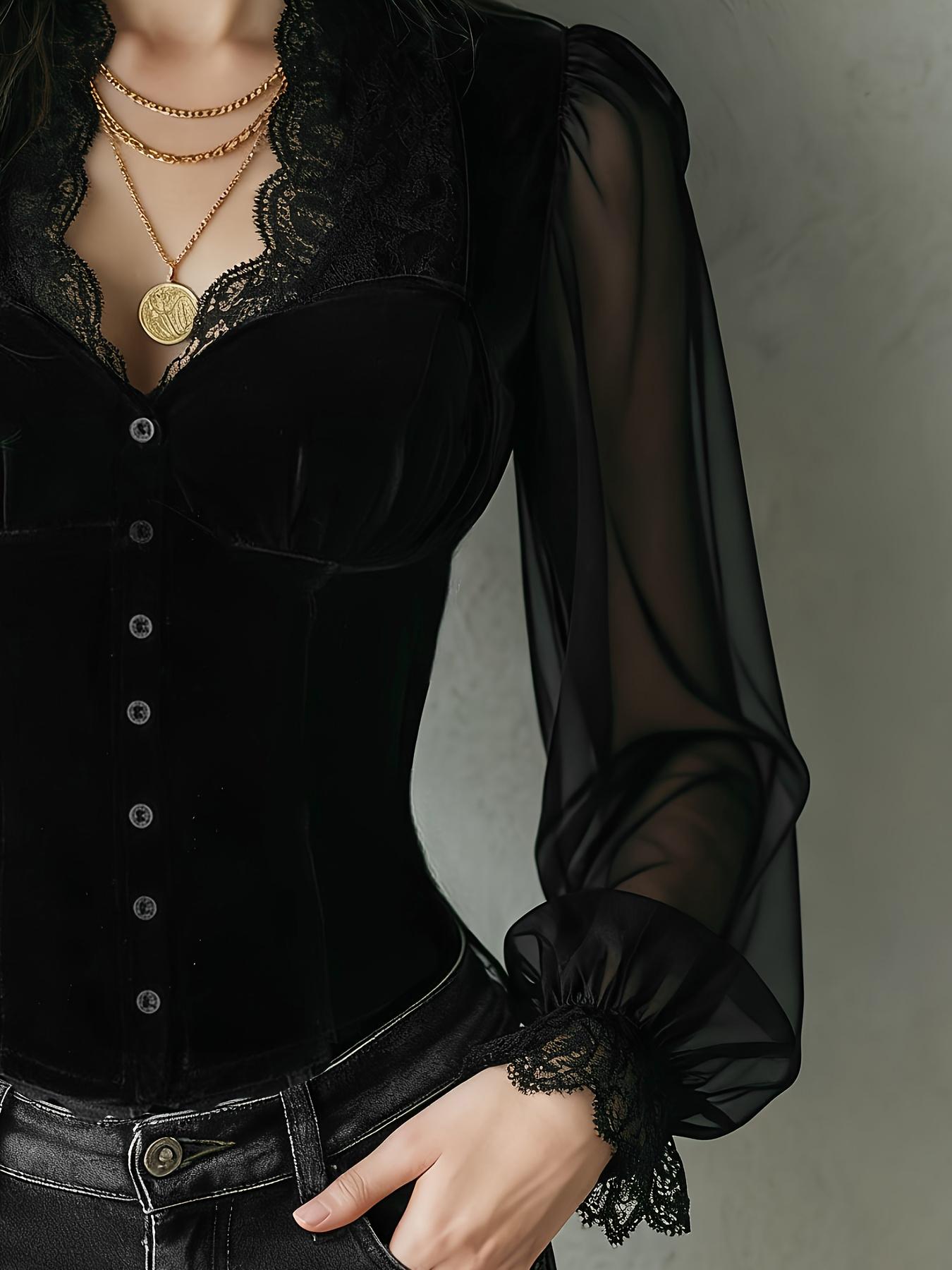 Camisa Feminina de Cor Sólida  - Sewing V avaliação e preço