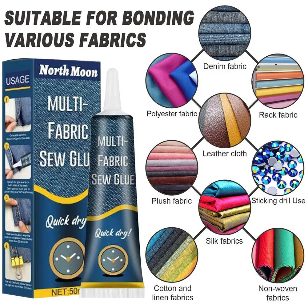 Quick Dry Fabric Patching Glue - Sewing Technology avaliação e preço