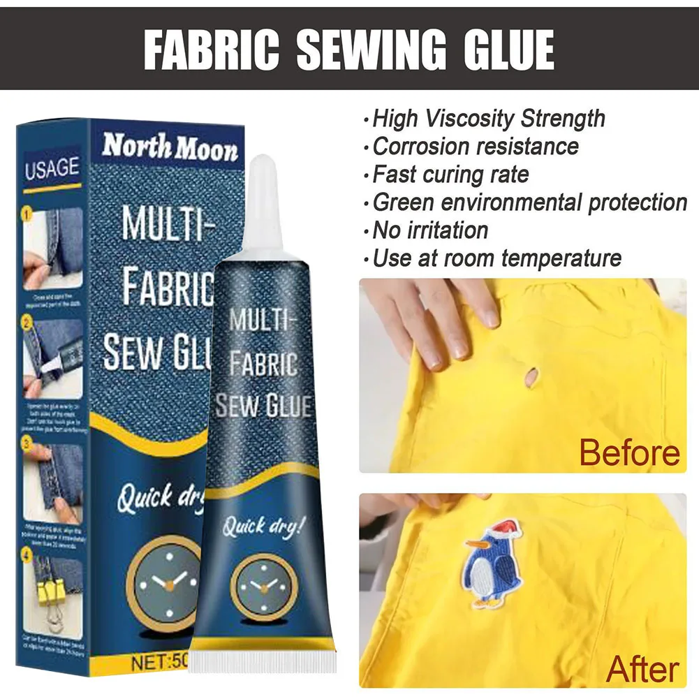 Quick Dry Fabric Patching Glue - Sewing Technology avaliação e preço