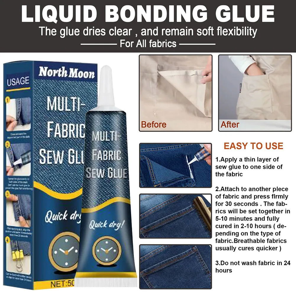 Quick Dry Fabric Patching Glue - Sewing Technology avaliação e preço
