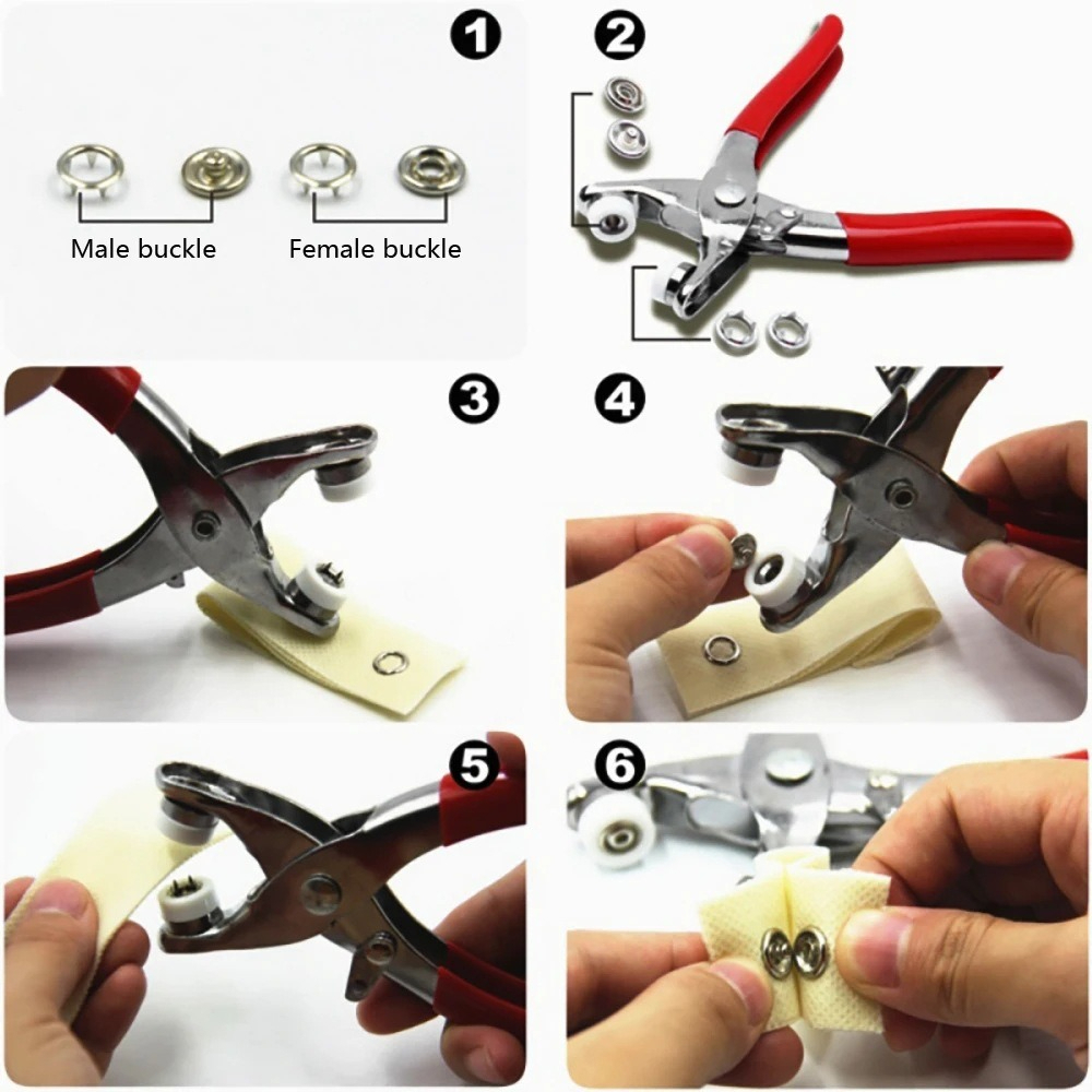 Kit de Alicates para Botões de - Snap Button Plier avaliação e preço