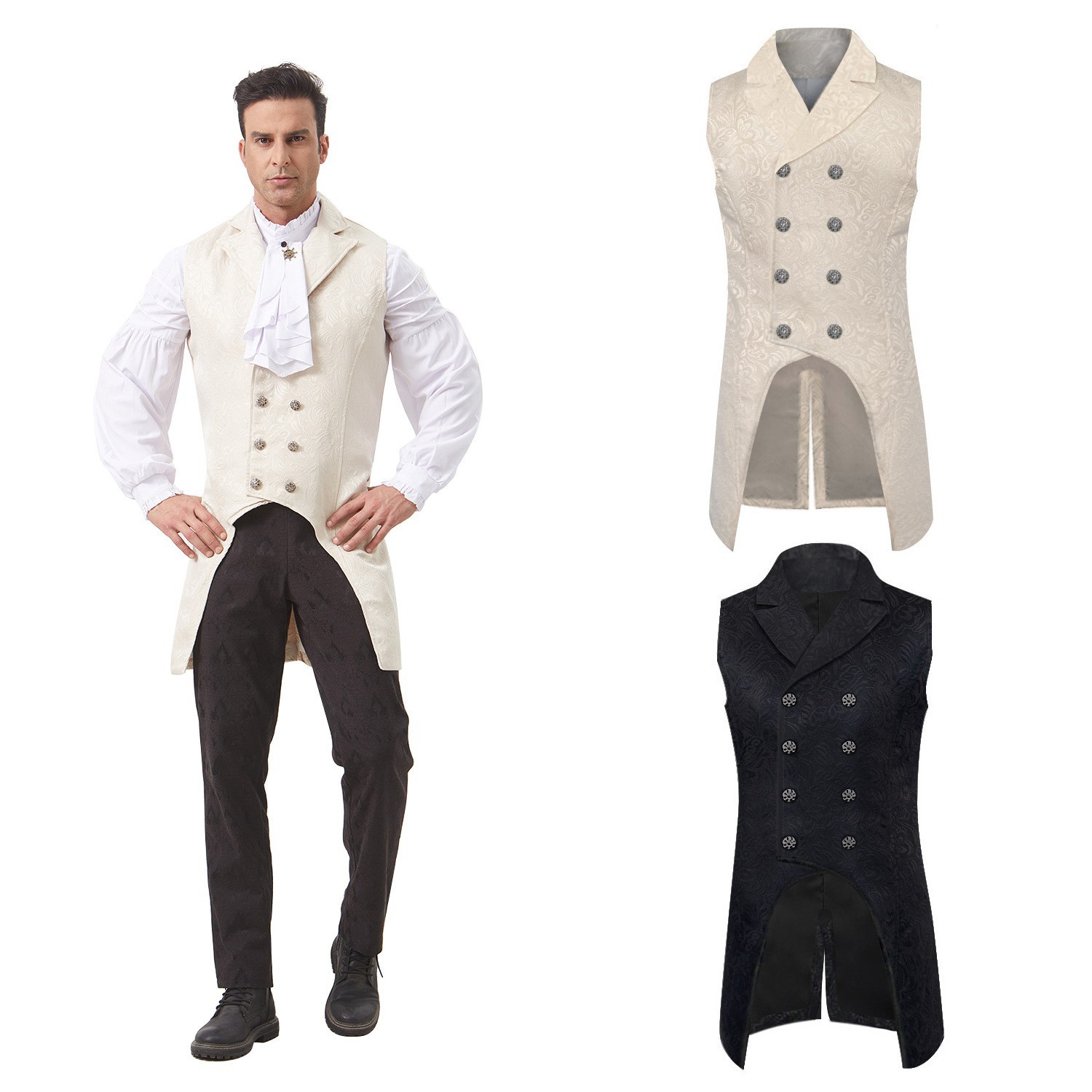 Medieval renascentista fraque  - Sewing Vest avaliação e preço