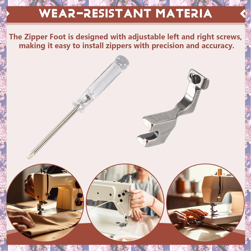Tendência 2025 Calcador Ajustá - Zipper Foot Presser avaliação e preço