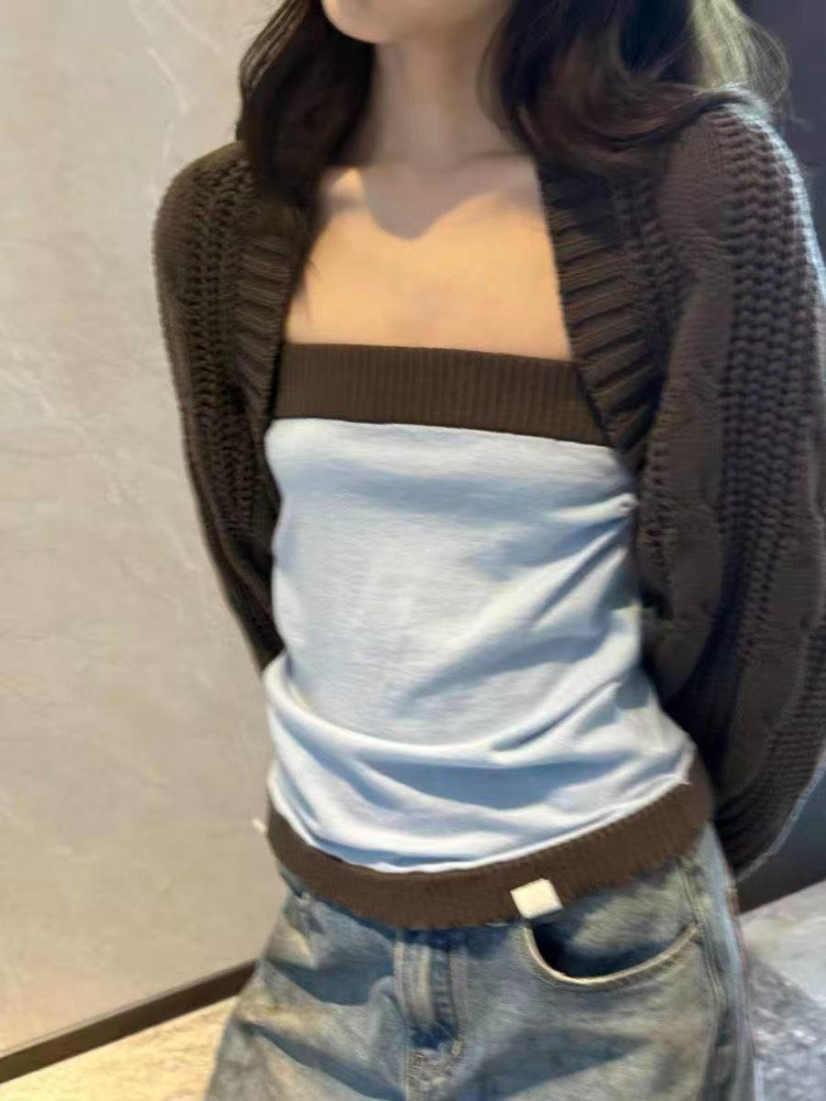 Conjunto de duas peças em tric - Sewing Vest avaliação e preço
