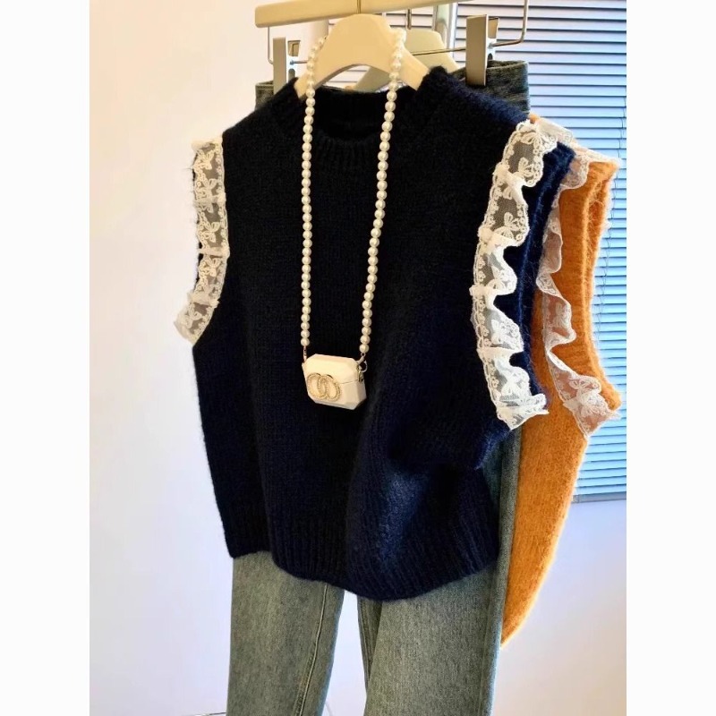 Camisola feminina colete retro - Sewing Vest avaliação e preço